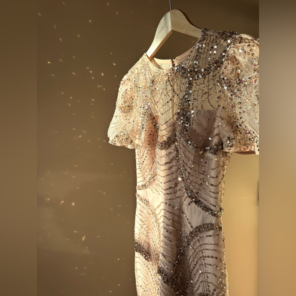 Dress the Population | SAMPLE | Sequin Cocktail Dress | Size XS | NWOT - Picture 6 of 12
